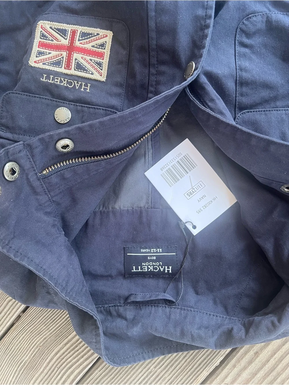 Hackett lightweight navy